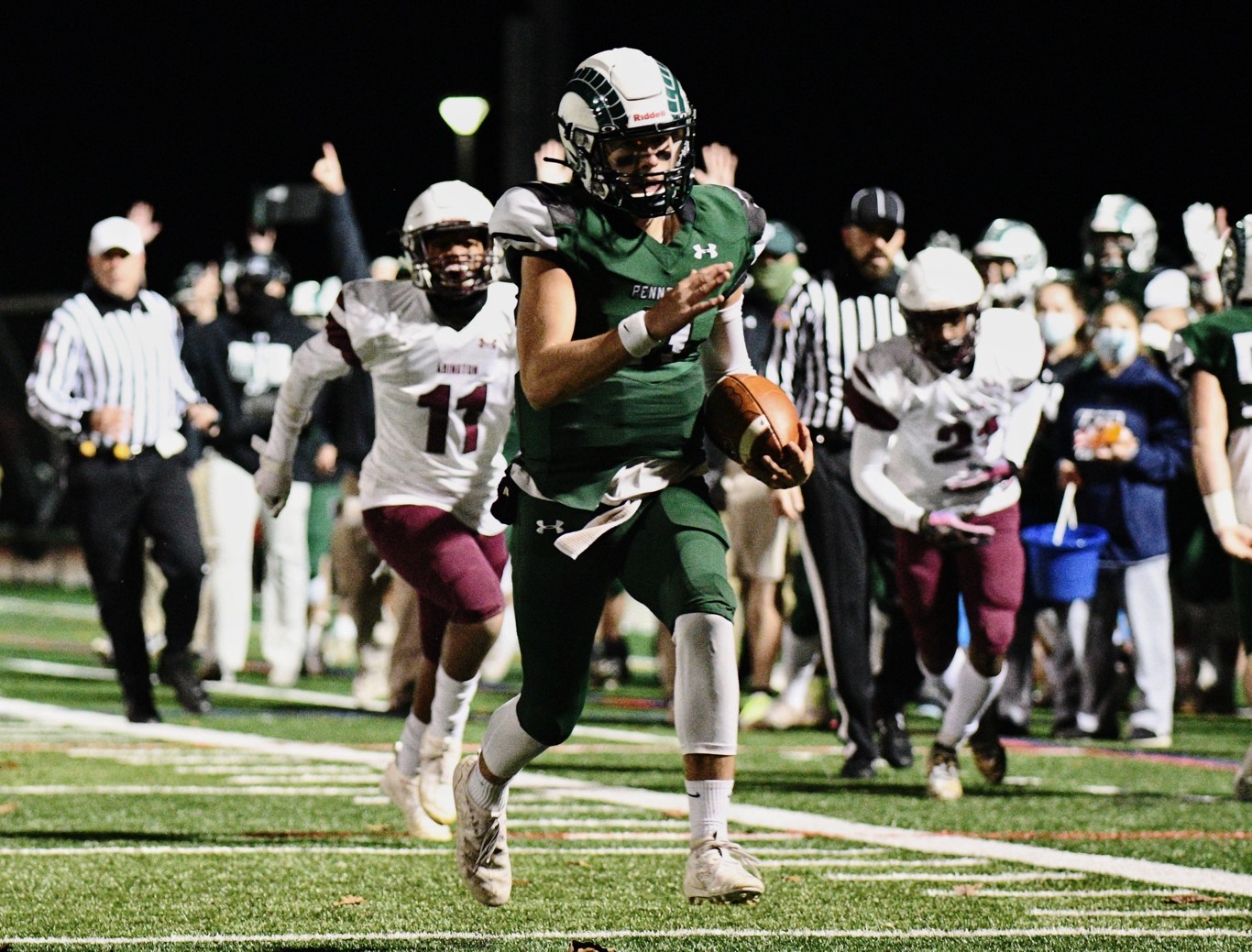 Rivals Quakertown and Pennridge met for the 92nd time on Thanksgiving.