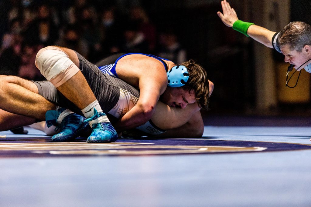 McKahan's Pin Sparks Scoring Streak for Limestone Wrestling