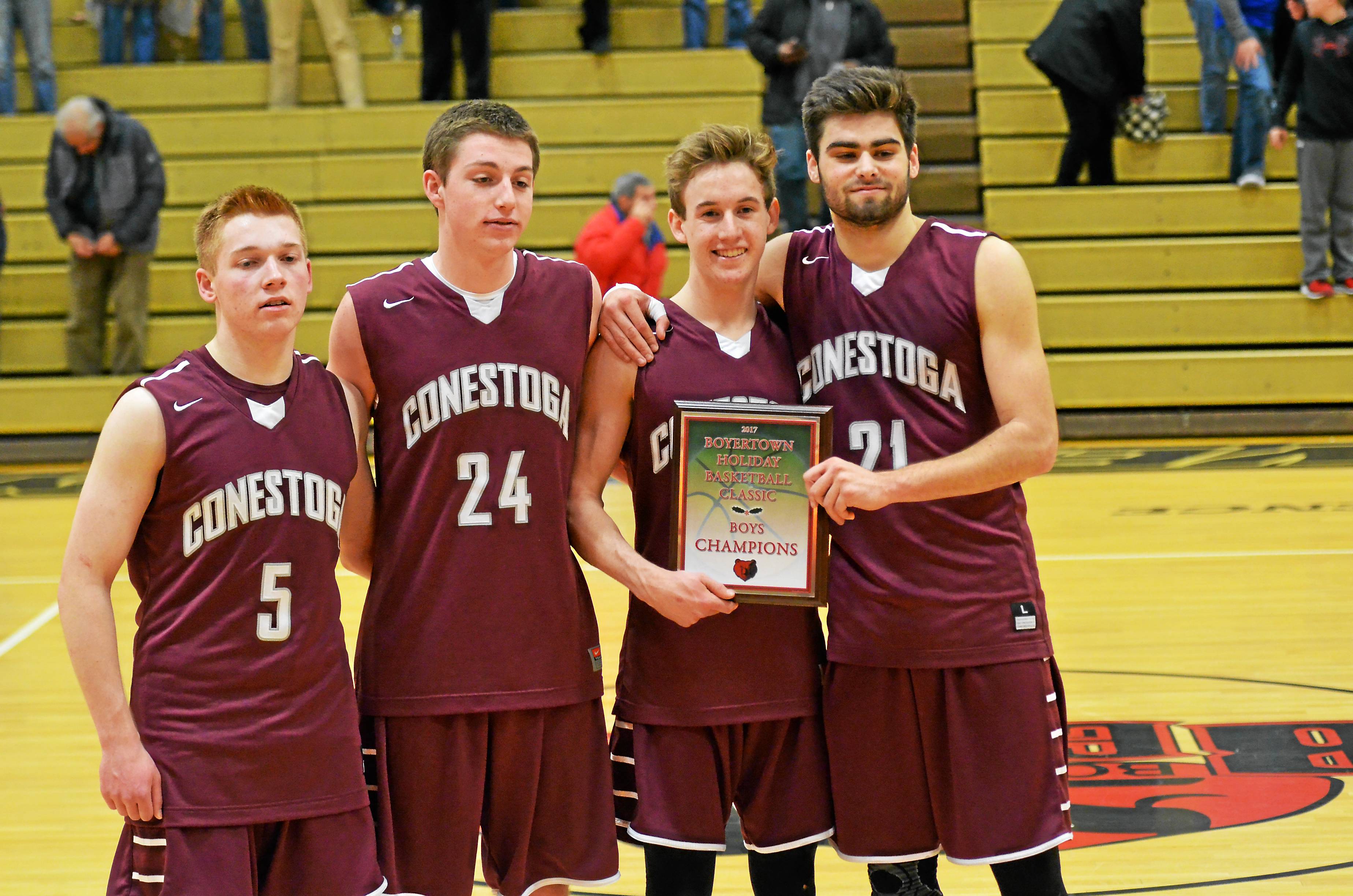 Conestoga holds off Boyertown, claims Holiday Tournament crown Boys