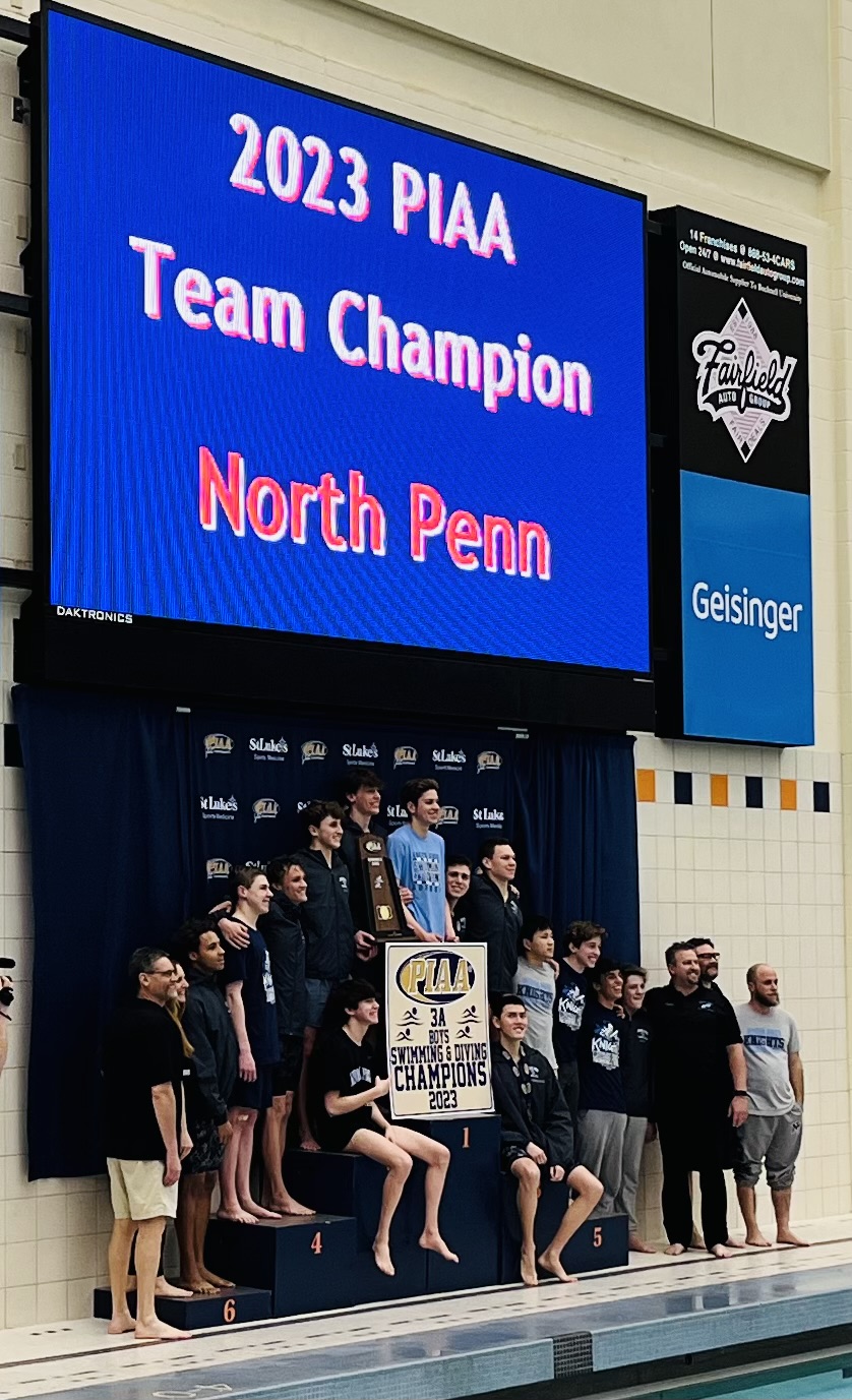 PIAA Swimming and Diving North Penn boys capture first state title